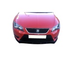 Seat Leon Mk 3 2012-2016 Ön Lip Fr St Piano Black