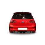 Vw Golf 2012.2017 Uyumlu Mk7 -difüzör R400 St. Ortadan/çiftli Çikiş P. Black